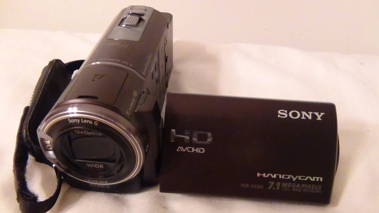 2011 Sony Handycam HDR CX360 Review And Test