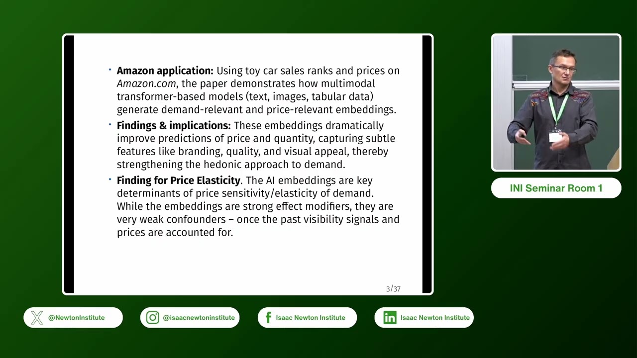 Prof. Victor Chernozhukov | Adventures in Demand Analysis Using AI