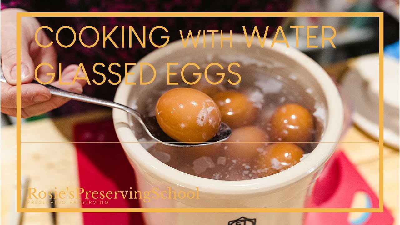 Orange Sponge Cake made with Water Glassed Eggs