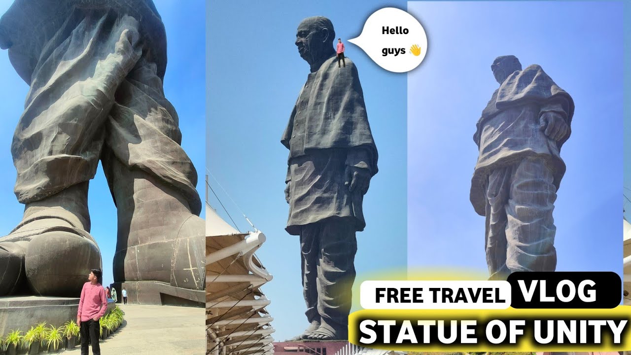 WORLD TALLEST STATUE || STATUE OF UNITY || FREE TRAVEL VLOG || 