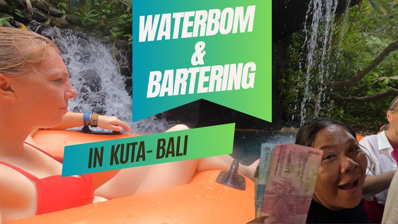 We spent our last day in Bali going to Waterbom and shopping in Kuta and Legian