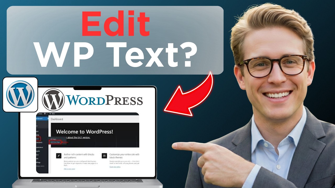 Как редактировать текст в WordPress