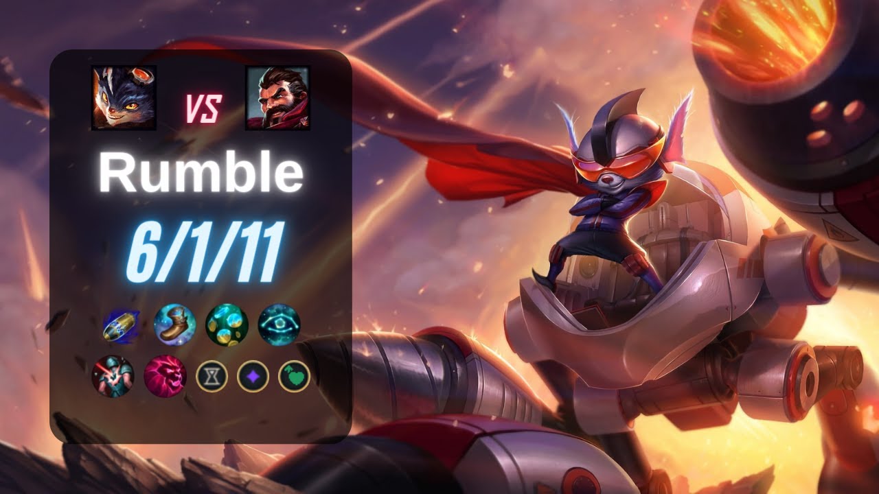 RUMBLE JUNGLE vs GRAVES - EUW LoL Challenger Patch 14.4