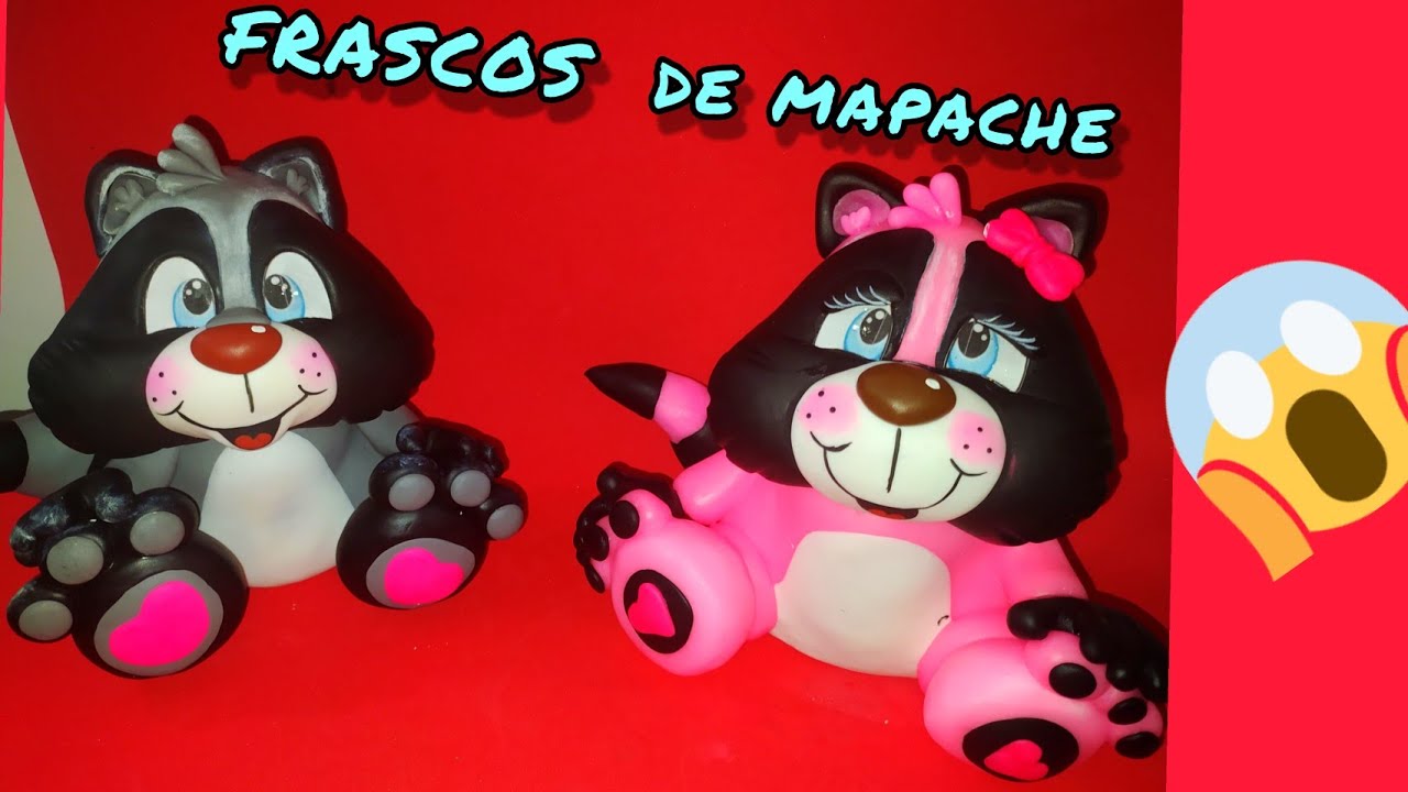 Frasco De Mapache en PORCELANA FRIA -pelana
