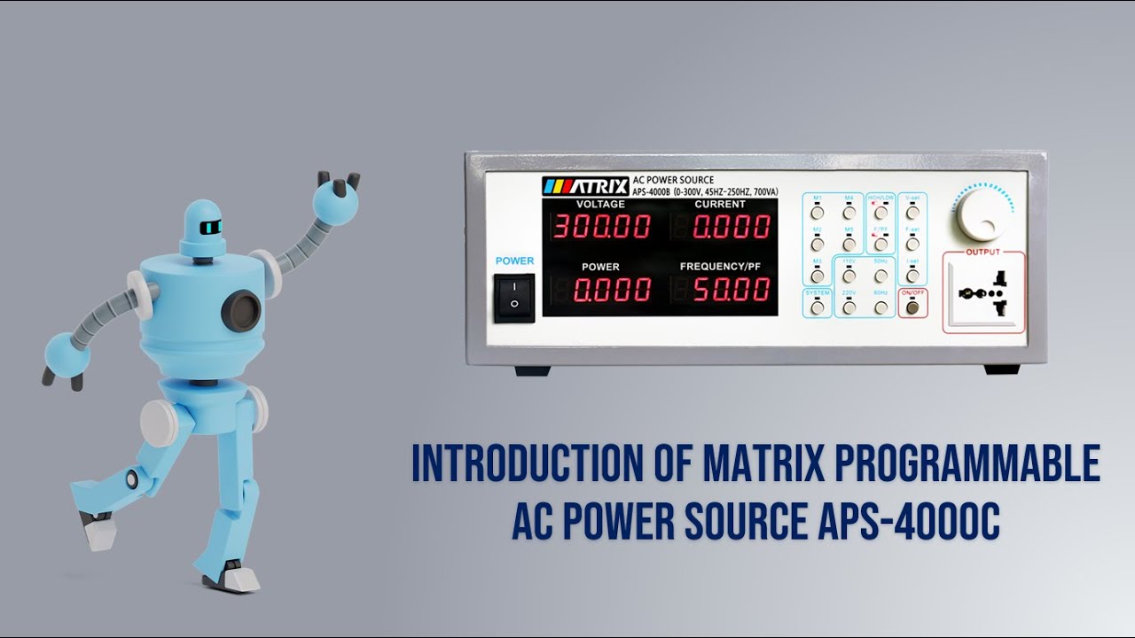 MATRIX PROGRAMMABLE AC POWER SOURCE APS-4000C