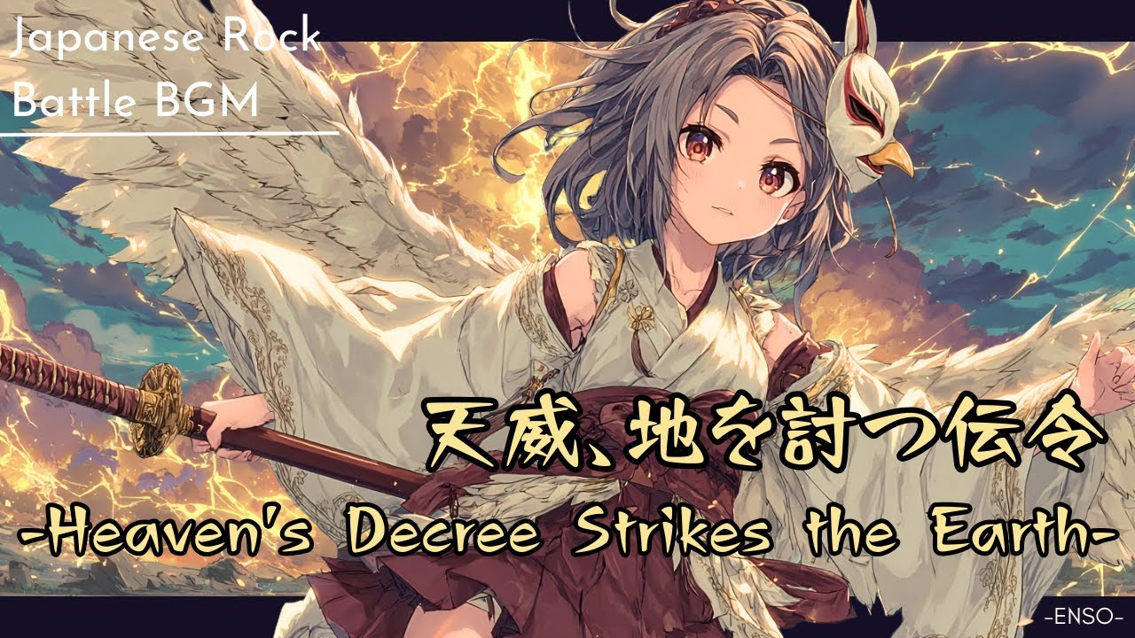 Japanese Rock × Battle BGM『天威、地を討つ伝令 -Heaven's Decree Strikes the Earth-』【焔奏 -ENSO-】