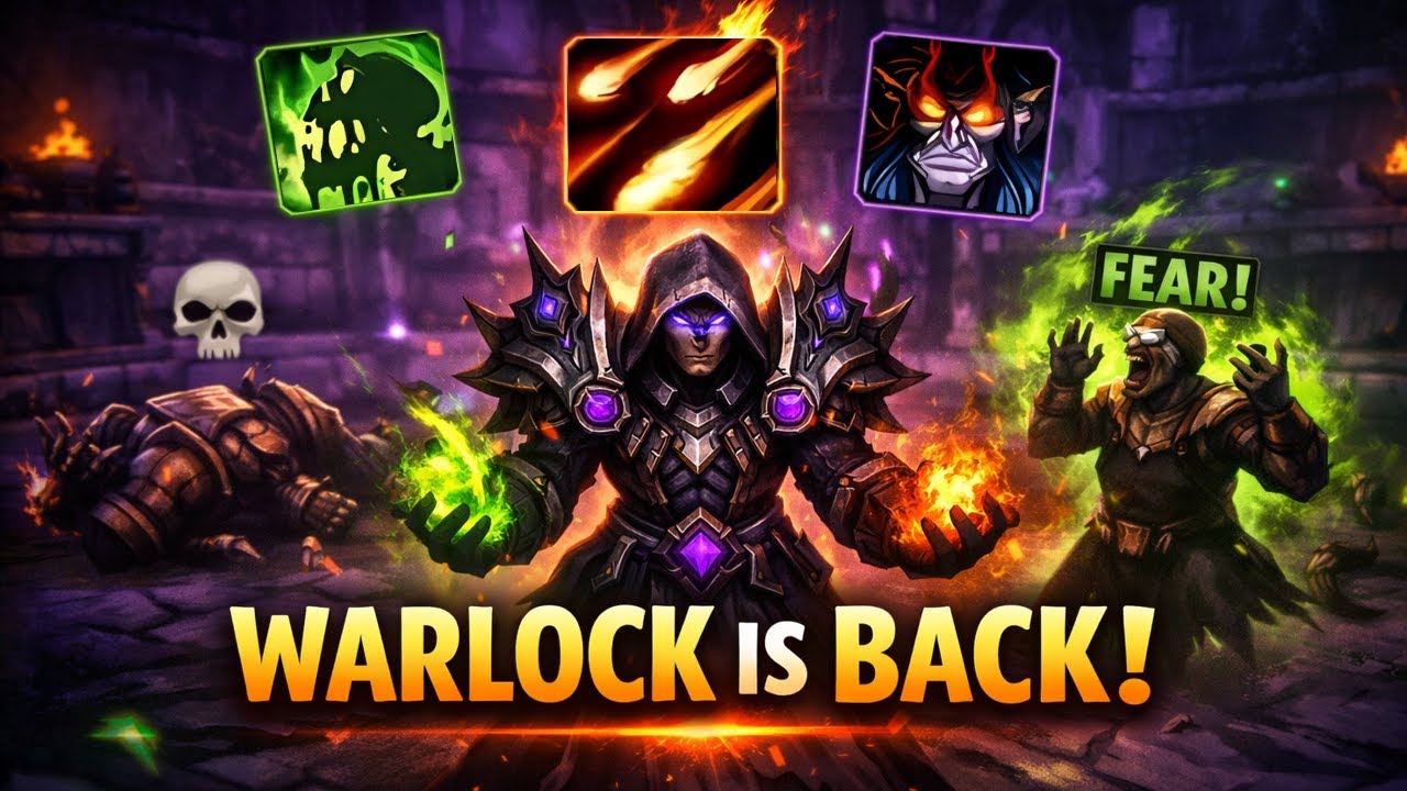 WARLOCKS ARE SO BACK IN MIDNIGHT - I ABSOLUTELY LOVE DESTRO -  DEMO & DESTRO PVP HIGHLIGHTS BUALOCK