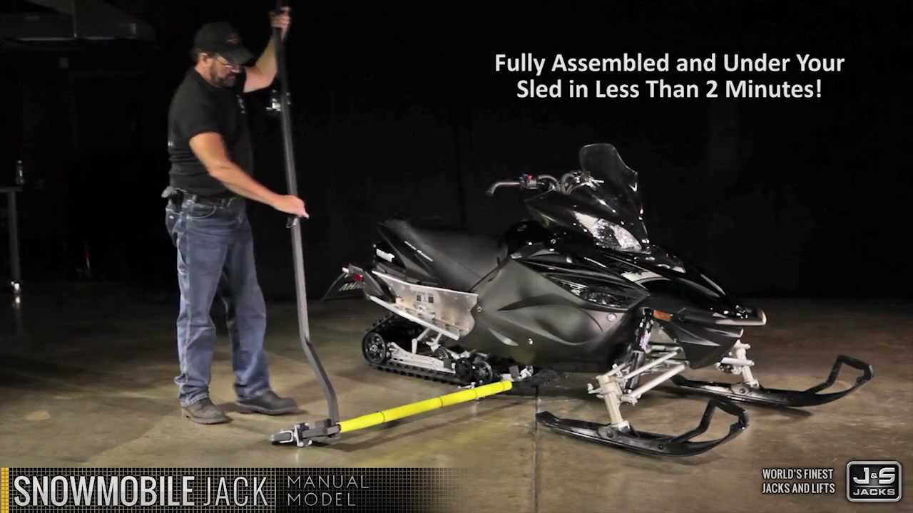 Snowmobile Jack On Wheels