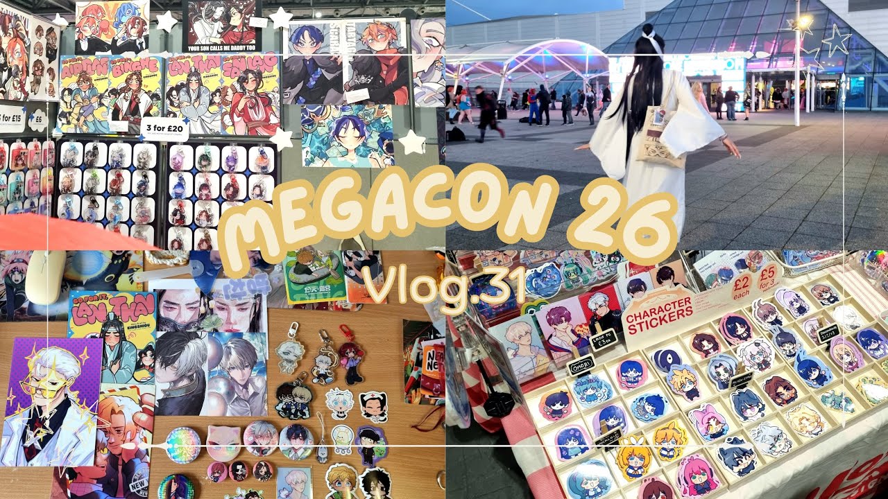 Vlog. 31✨️ | Megacon Vlog, Shopping haul, Anime merch, LADS Merch, Unbox with me
