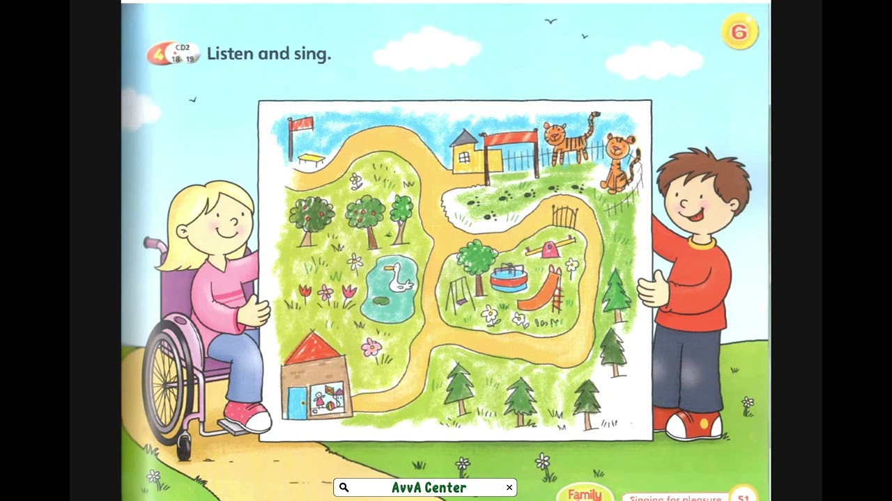 Super Safari 2-PB-Unit 6 My town-p.51-CD2-track 18-19