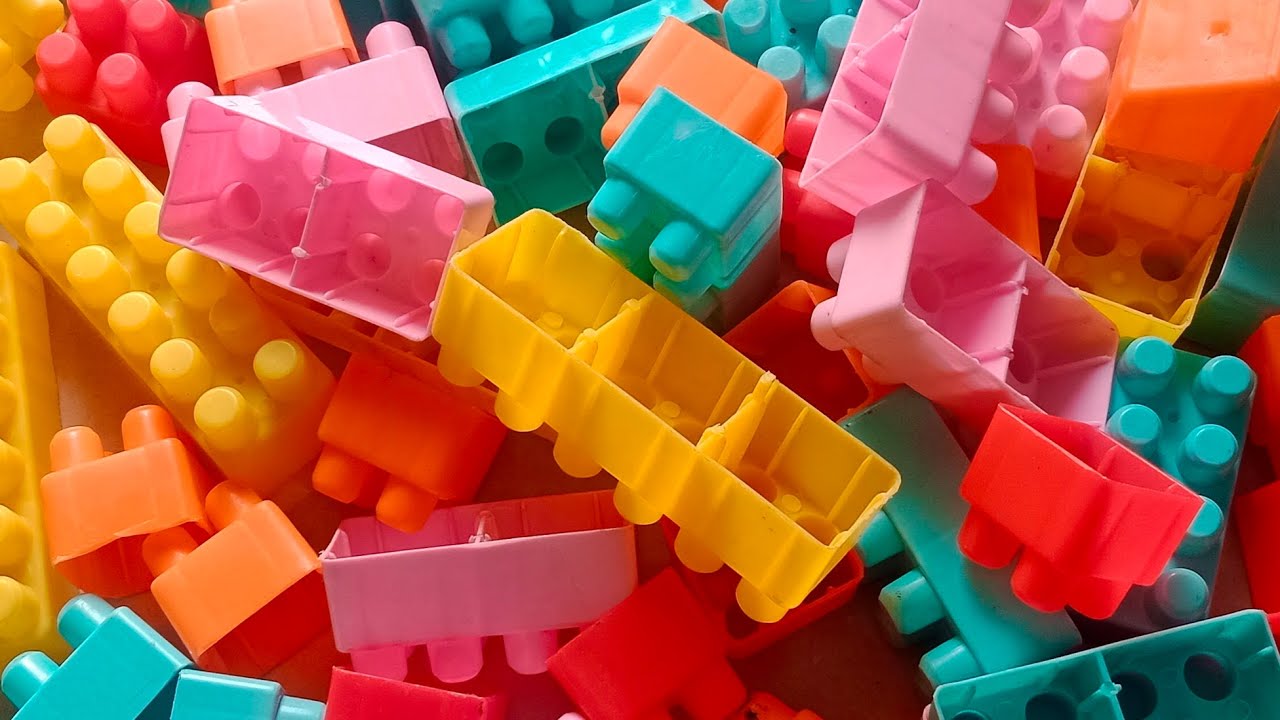 Building blocks toys satisfying asmr video 
