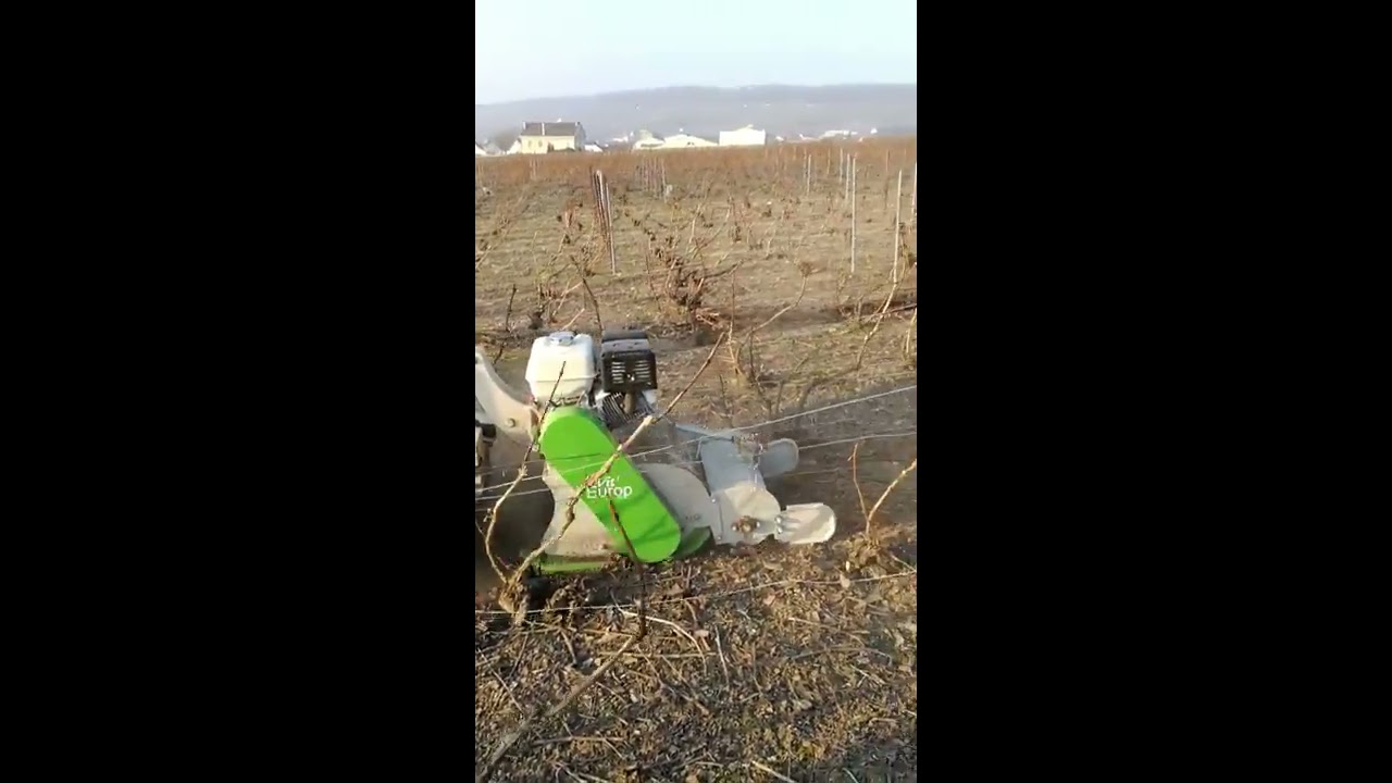 Broyeur à sarments sur Chenillard EUROP