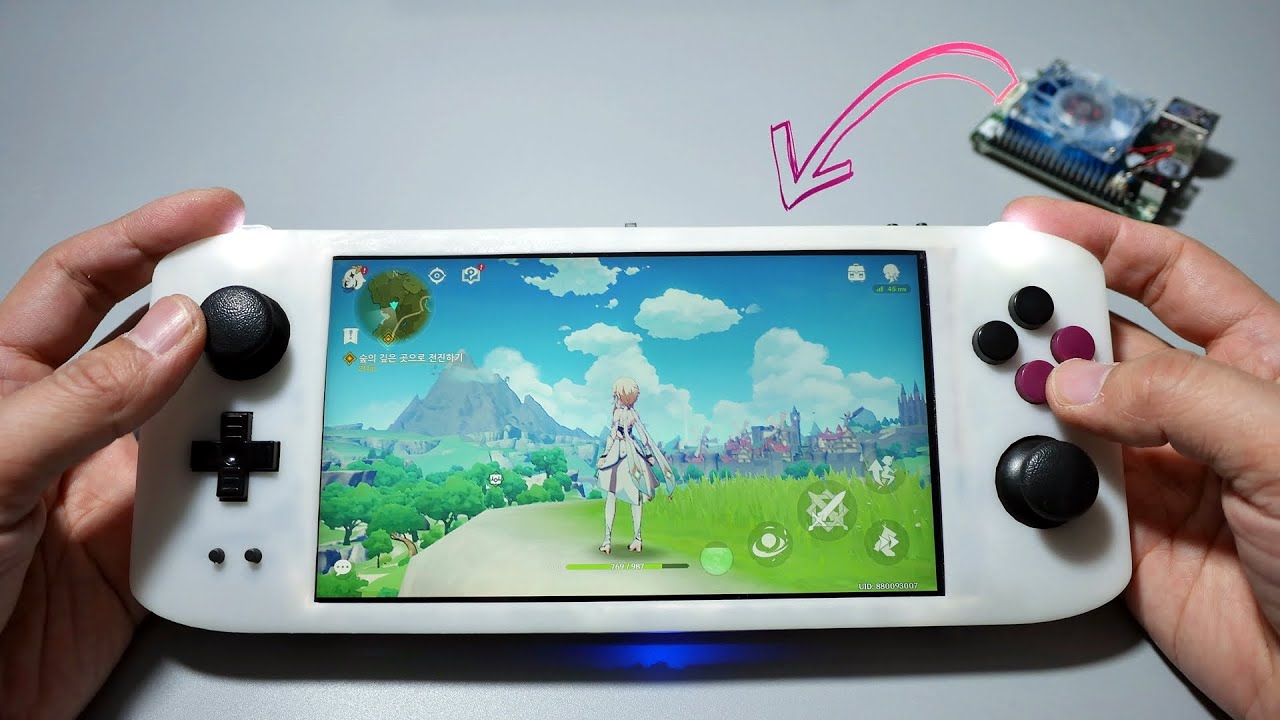 7인치 안드로이드 게임기를 만들어보자. 오드로이드 N2L 내장, 3D 프린터 없이도 가능 Make a 7-inch Android handheld with Odroid N2L