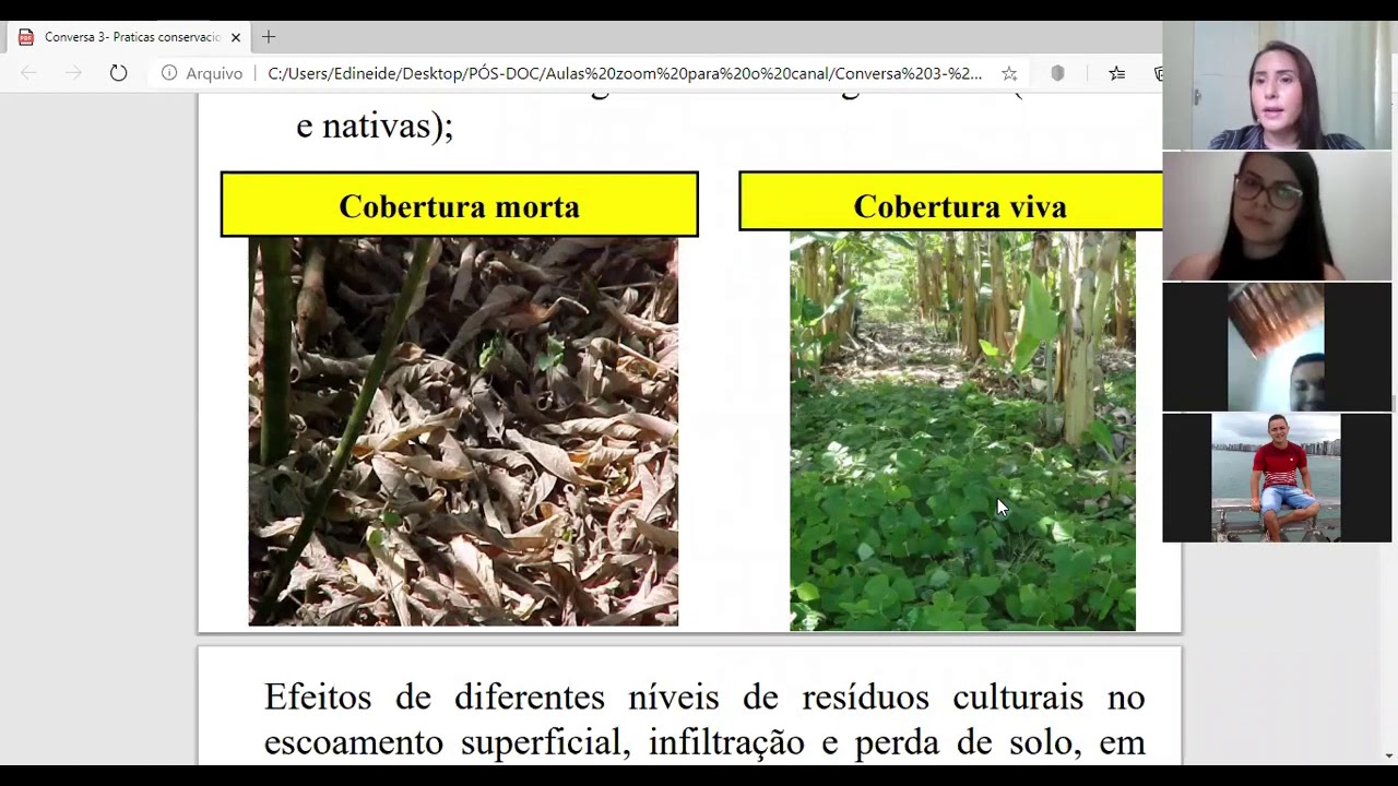Práticas vegetativas de conservação do solo
