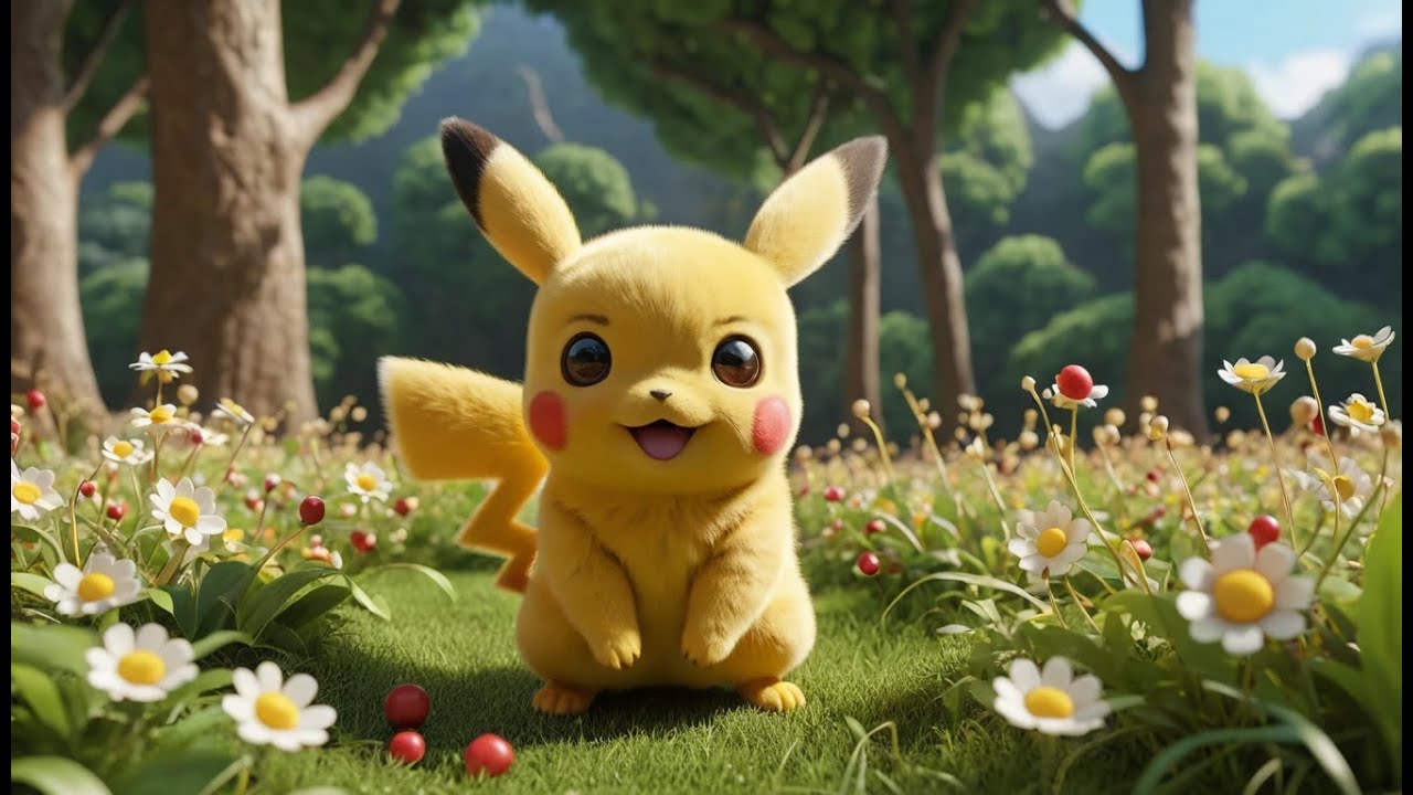 Pokémon Pikachu Baby Dropped His Berry Basket | Nursery Rhymes for Kids & Baby Songs