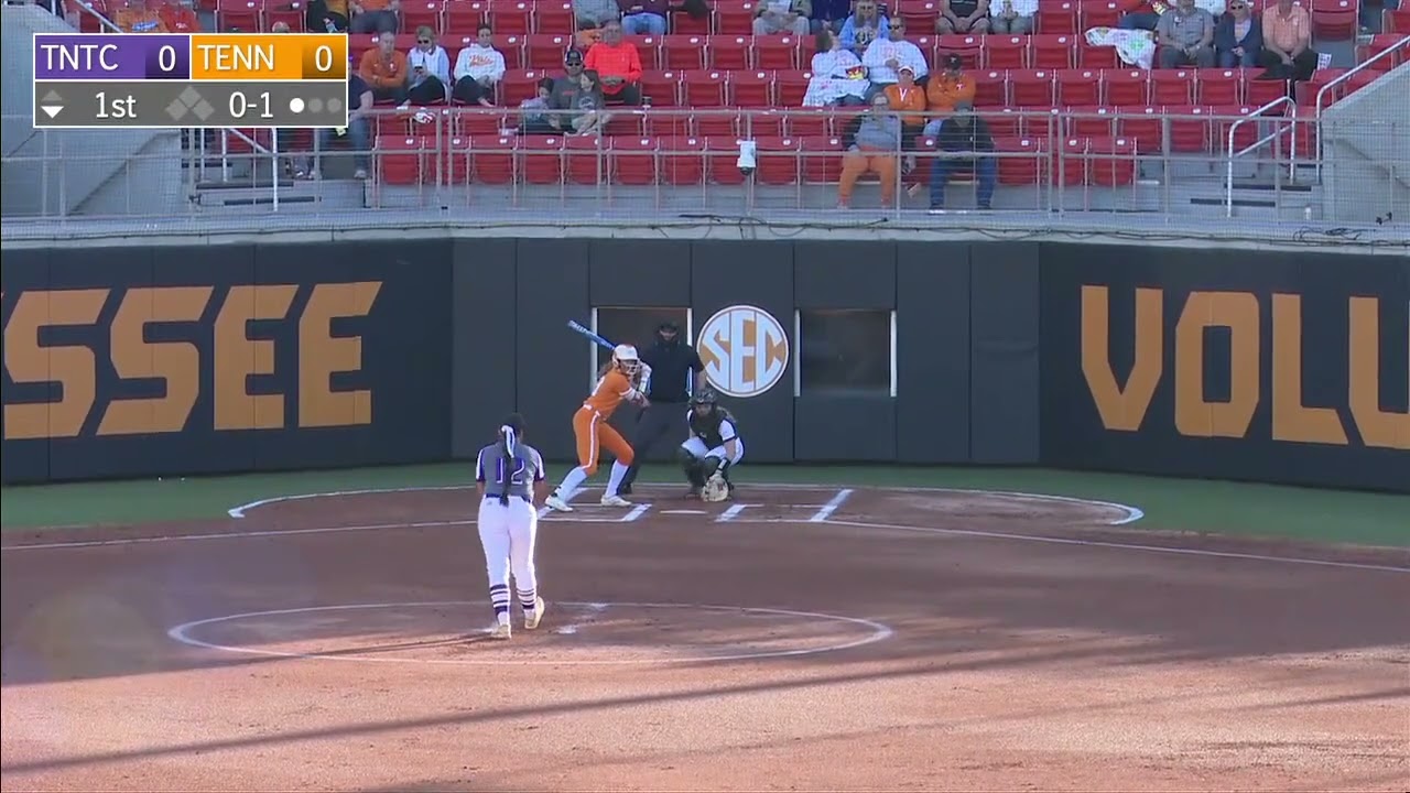 Tennessee Tech vs  #17 Tennessee | Women Softball Mar 2,2022