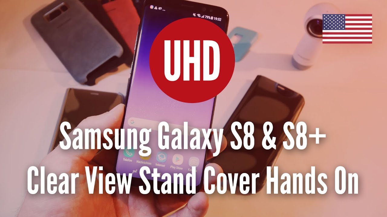 Samsung Galaxy S8 & S8+ Clear View Stand Cover Hands On
