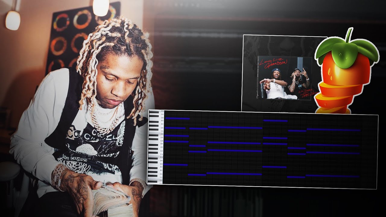 Making Piano Beats For LIL DURK (The Voice) l Fl Studio Tutorial