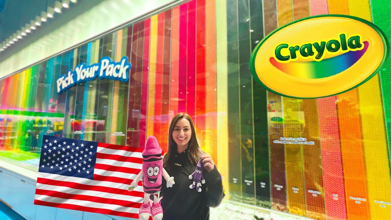 CONHECI A LOJA GIGANTE DA CRAYOLA NOS ESTADOS UNIDOS! | 4° EP. | PAPELARIA NOS EUA