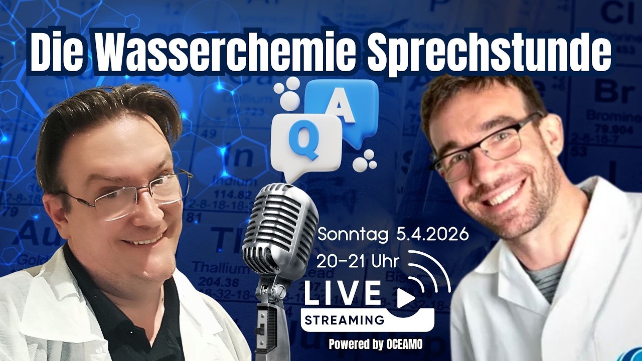🐠 MeerwasserChemie Sprechstunde #14 🧪 Mit Dr. Christoph Denk | Eure Fragen, seine Antworten! 🧪🐡