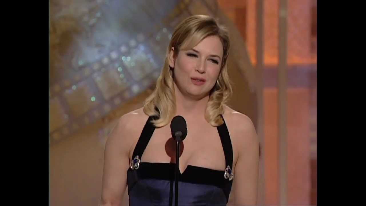 Renee Zellweger Wins Best Supporting Actress Motion Picture - Golden Globes 2004