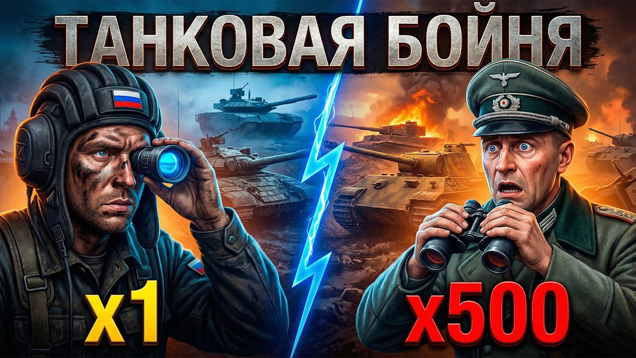 Т-90М «ПРОРЫВ» против 500 «ТИГРОВ» — кто победит в стальной бойне?