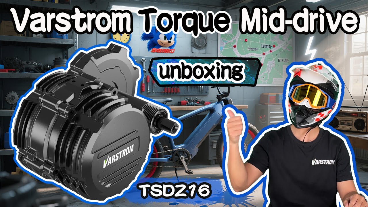 Unboxing Varstrom Tongsheng TSDZ16 Ebike Conversion Kit | Mid-drive! 48V 1000w! !