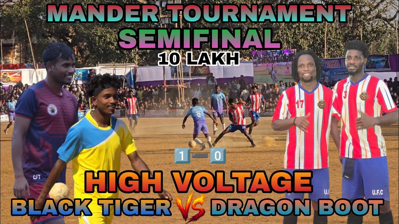 SEMIFINAL II RANCHI TIGER 🆚 DRAGON BOOT II BRAMBE MANDER FOOTBALL TOURNAMENT #football #like II