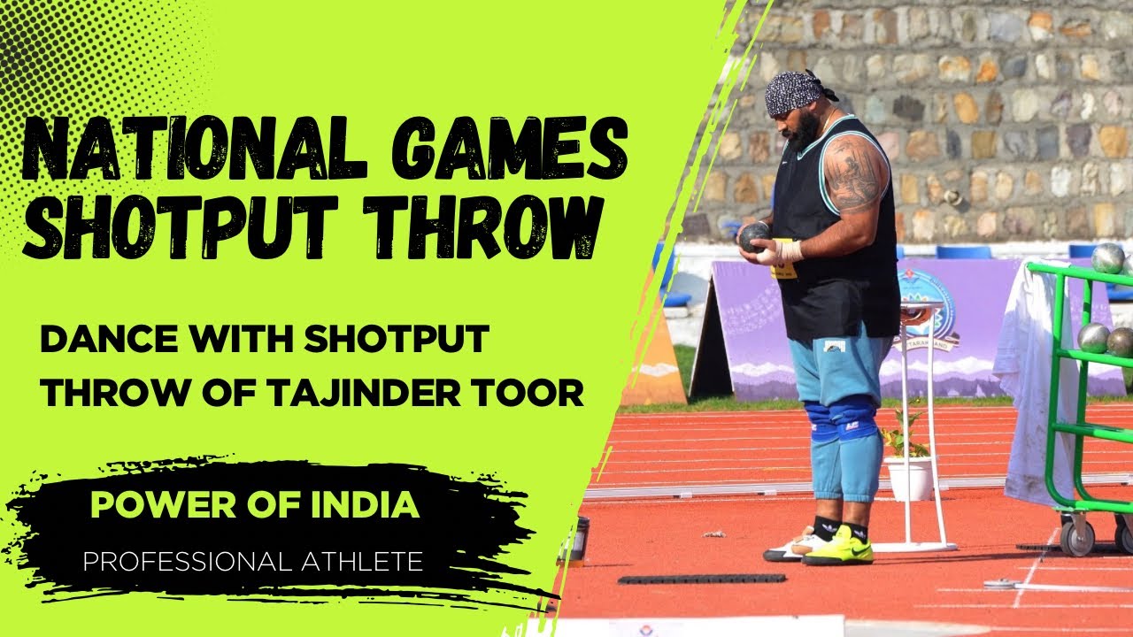 Power Of India (Shot Put Throw ) 38Th National Games Maharana Pratap Sports College At Dehradun
