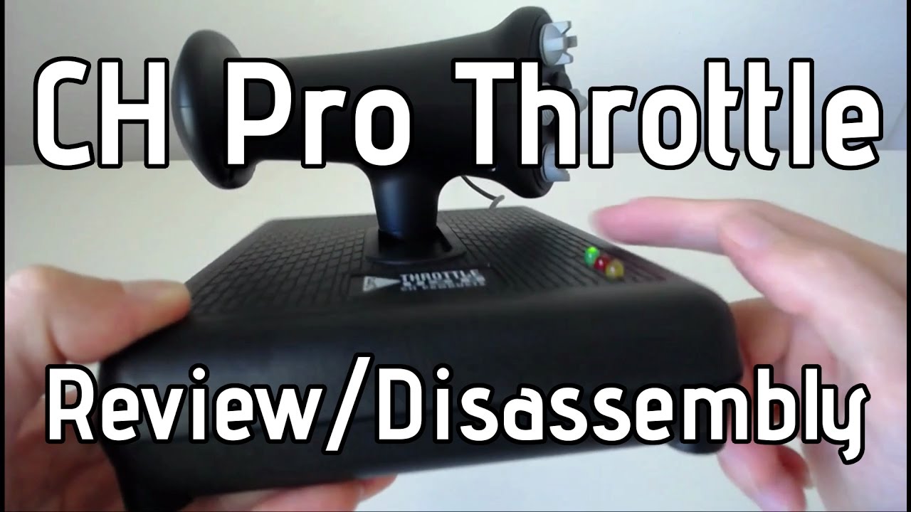 CH Pro Throttle - Review and Disassembly