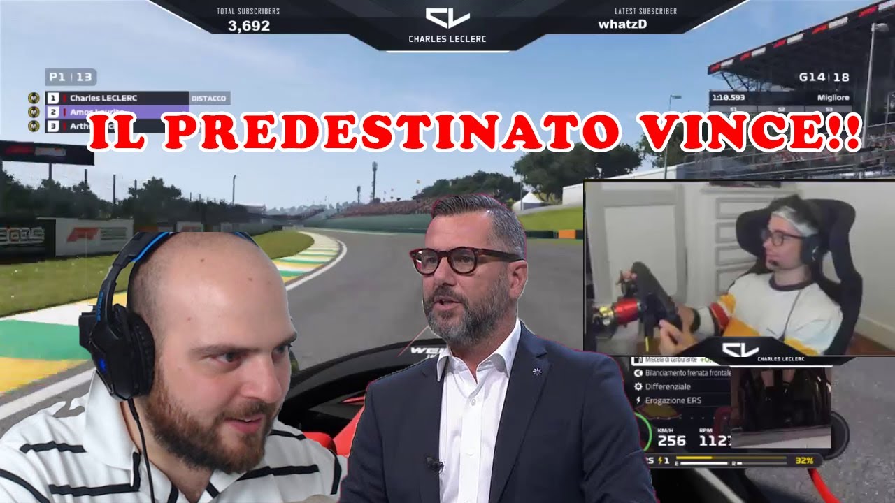 NU89 Imita Carlo Vanzini !! Commenta la gara di Charles Leclerc!!