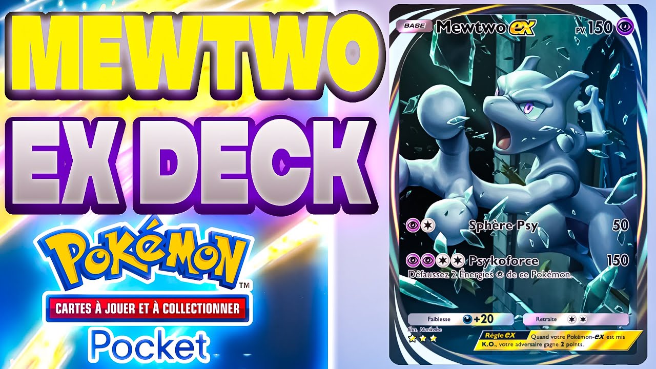 MEWTWO LE MEILLEUR DECK DE POKEMON POCKET TCG POUR DÉTRUIRE VOS ADVERSAIRES !