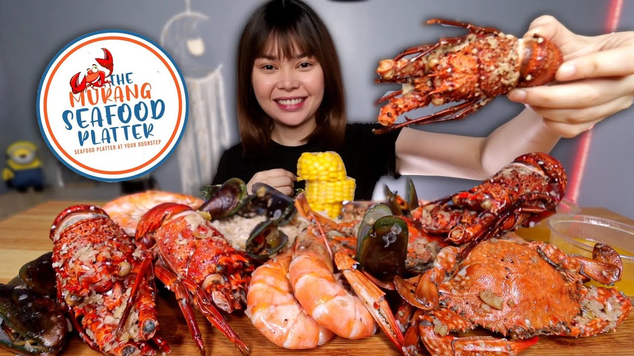 SEAFOOD OVERLOAD MUKBANG | lobster, shrimp, mussels, crab and corn