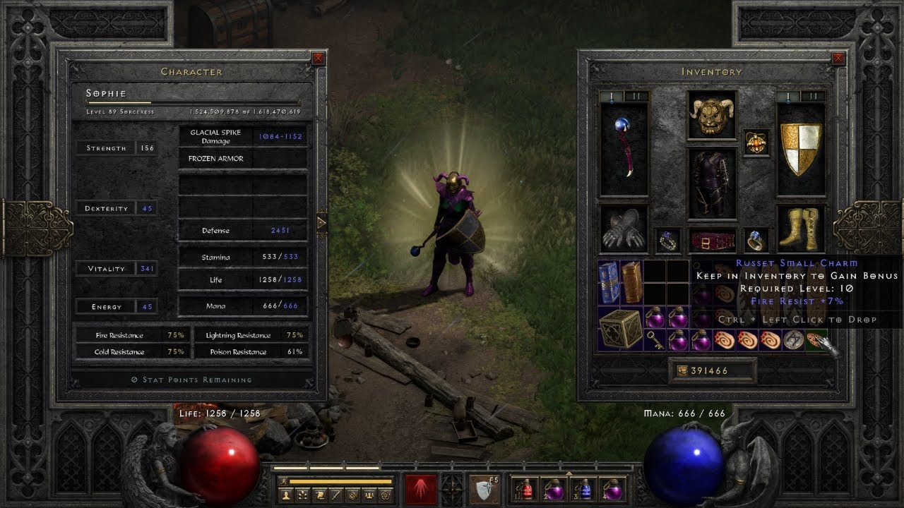 Diablo II  Resurrected (Day 8) - Full Tal Rasha set Blizzard Sorceress MF Fun!