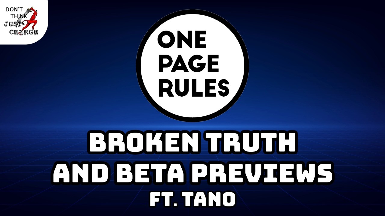 Inside One Page Rules' Future: OPR's Creator gives a first look at the Beta & Broken Truth