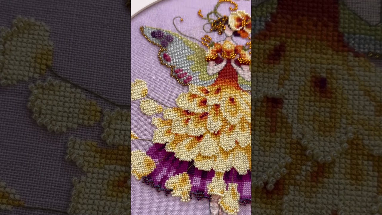 &laquo;Buttercup&raquo; от Nora Corbet. #embroidery #handmade #вышивка #mirabilia #вышивкакрестиком #art #фея