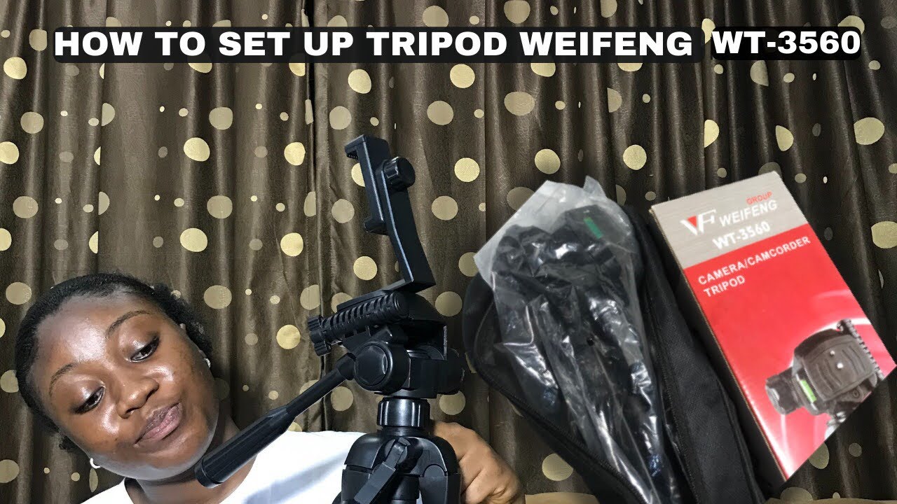 HOW TO SET UP WEIFENG WT-3560 TRIPOD/ UNBOXING MY 6 FEET TRIPOD
