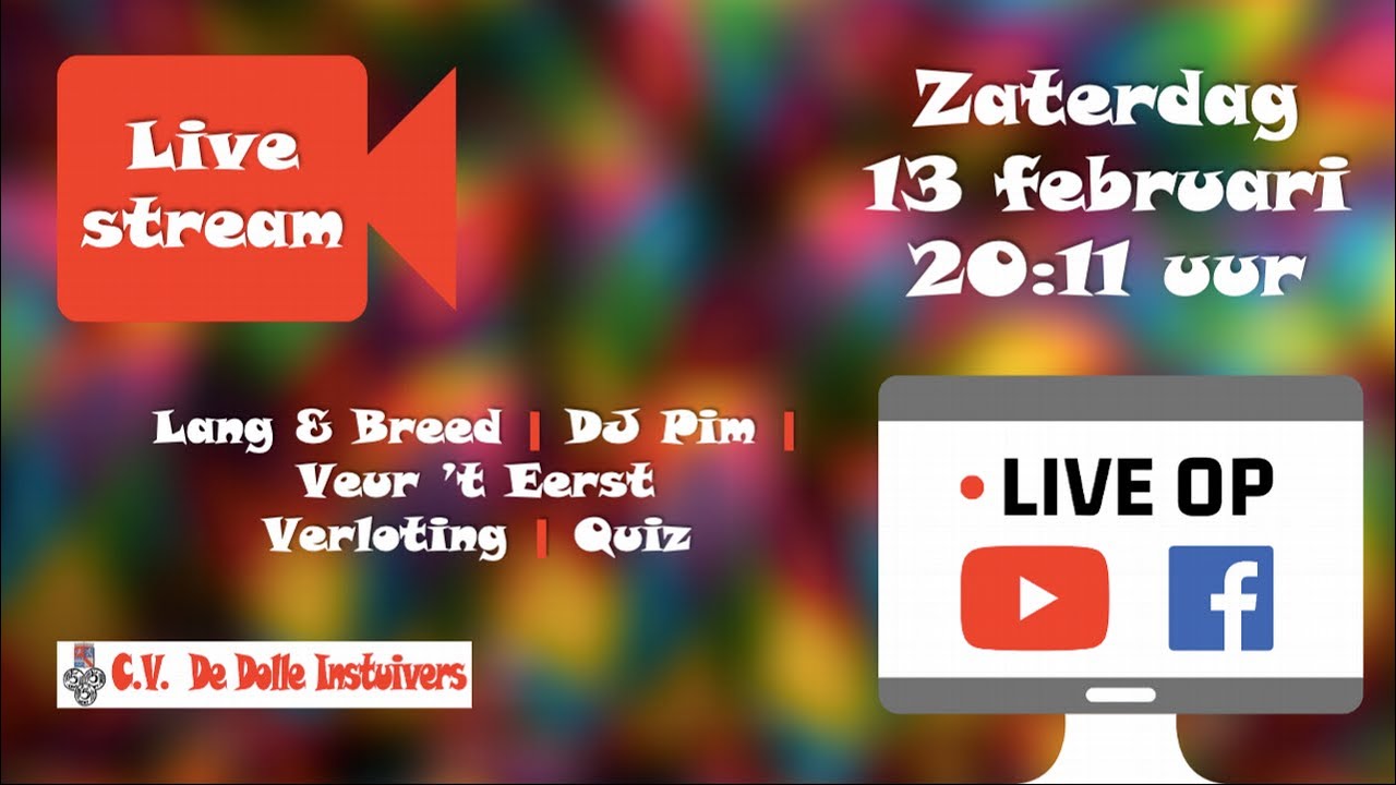 De Dolle Instuivers LIVESTREAM