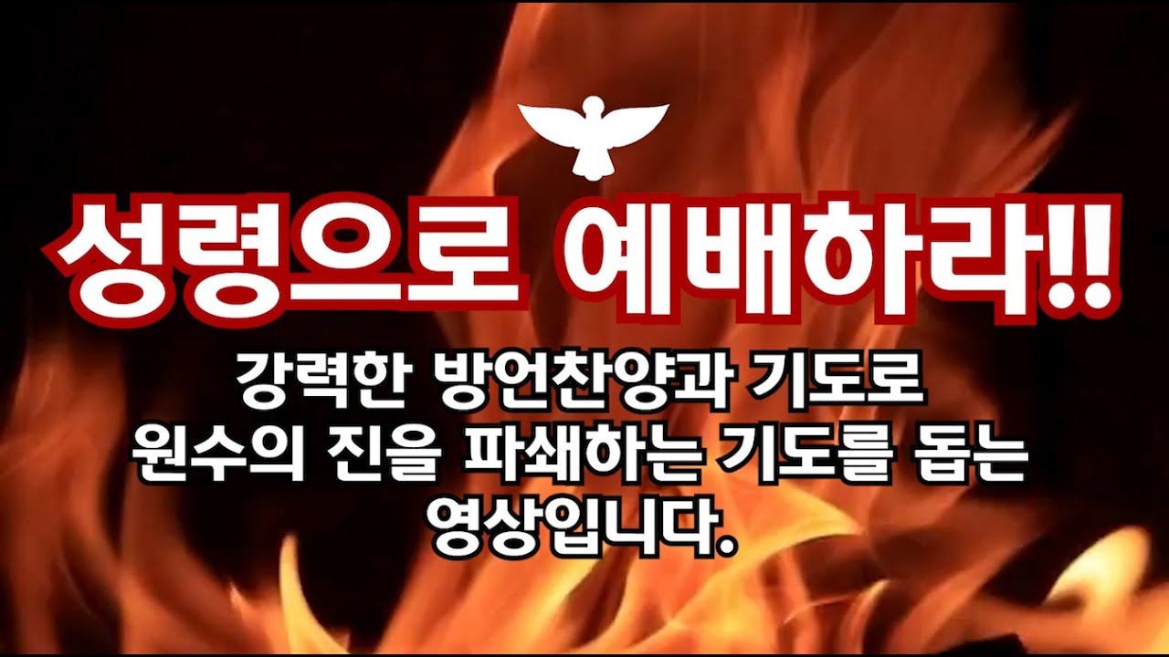 성령으로 예배하라! (광고삭제)강력한 보혈찬양과 방언기도로 원수의 진을 파쇄하는 기도를 돕는 영상입니다