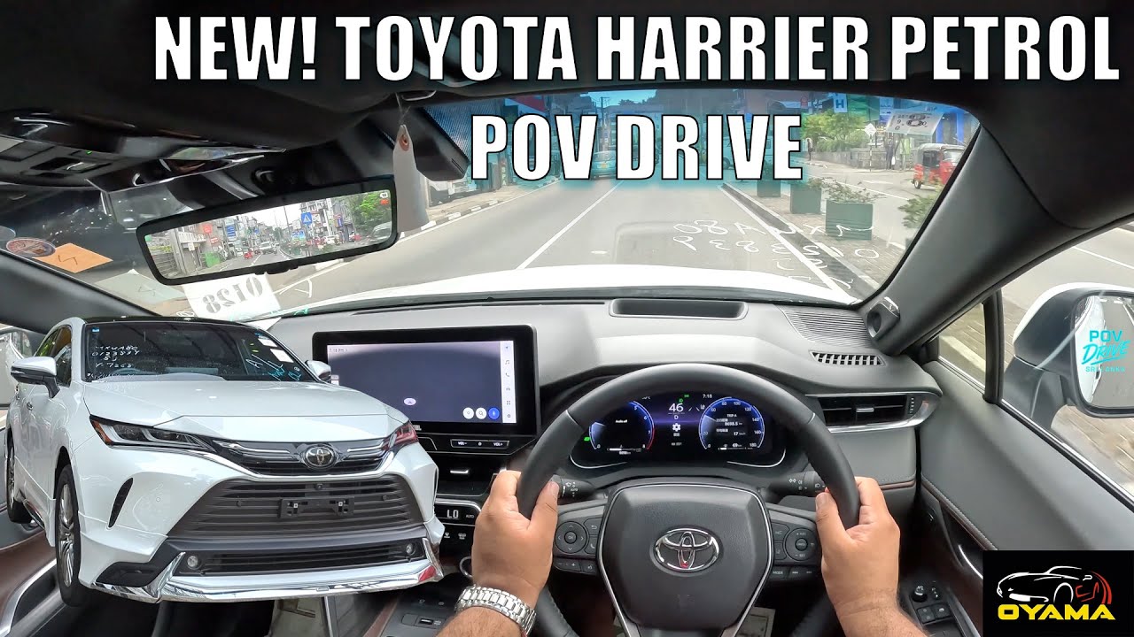 NEW! Toyota Harrier Petrol POV Drive and Review (Oyama Trading)