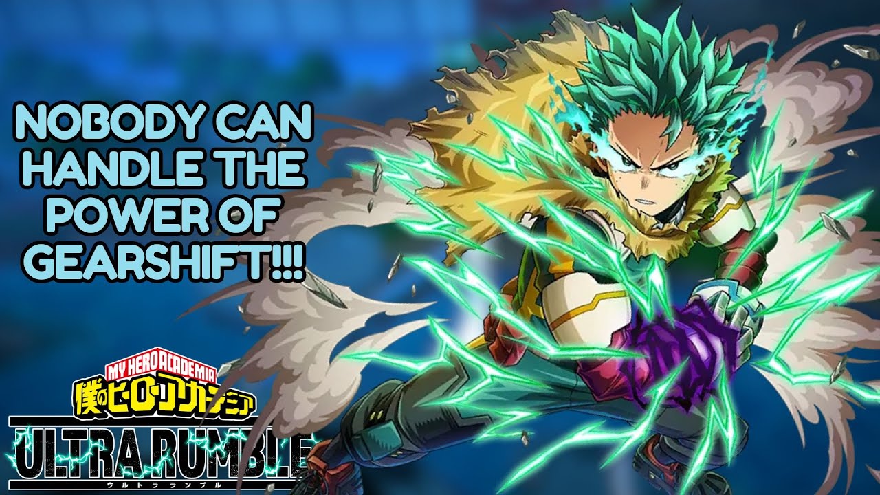 I Created Lore Accurate Gearshift Deku In My Hero Ultra Rumble!