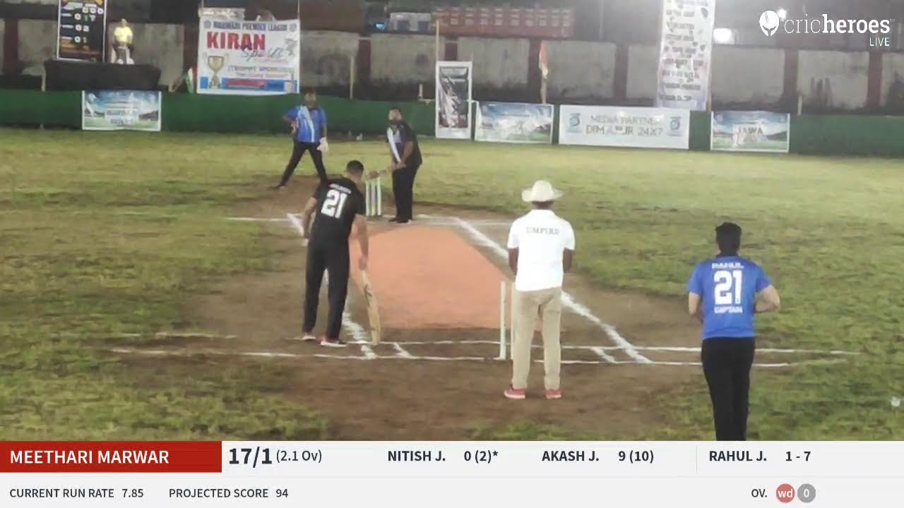 Live Cricket Match | MEETHARI MARWAR vs MARWARI RIDERS | 24-Aug-23 11:06 PM 12 overs | MARWARI PREMI