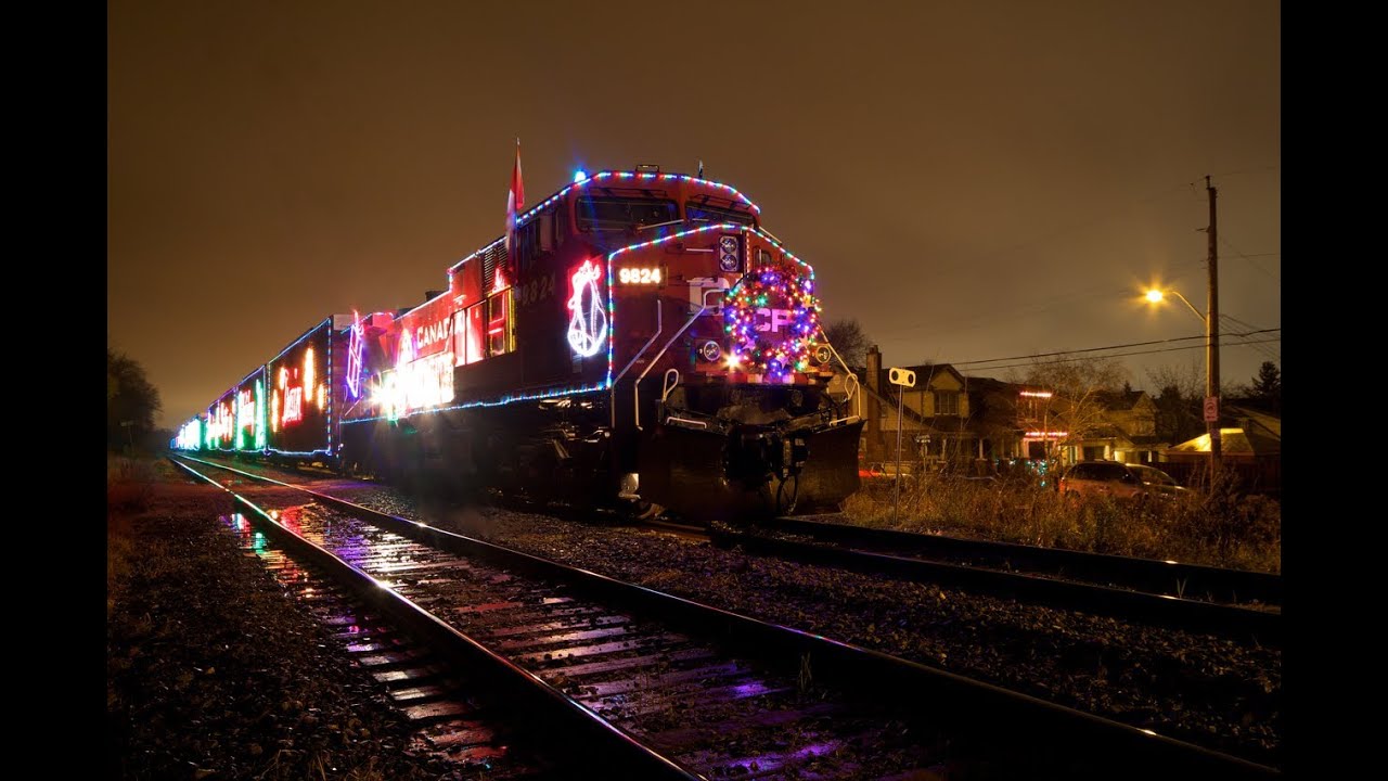 The Canadian Pacific Holiday Train Lights Up The Night [HD]