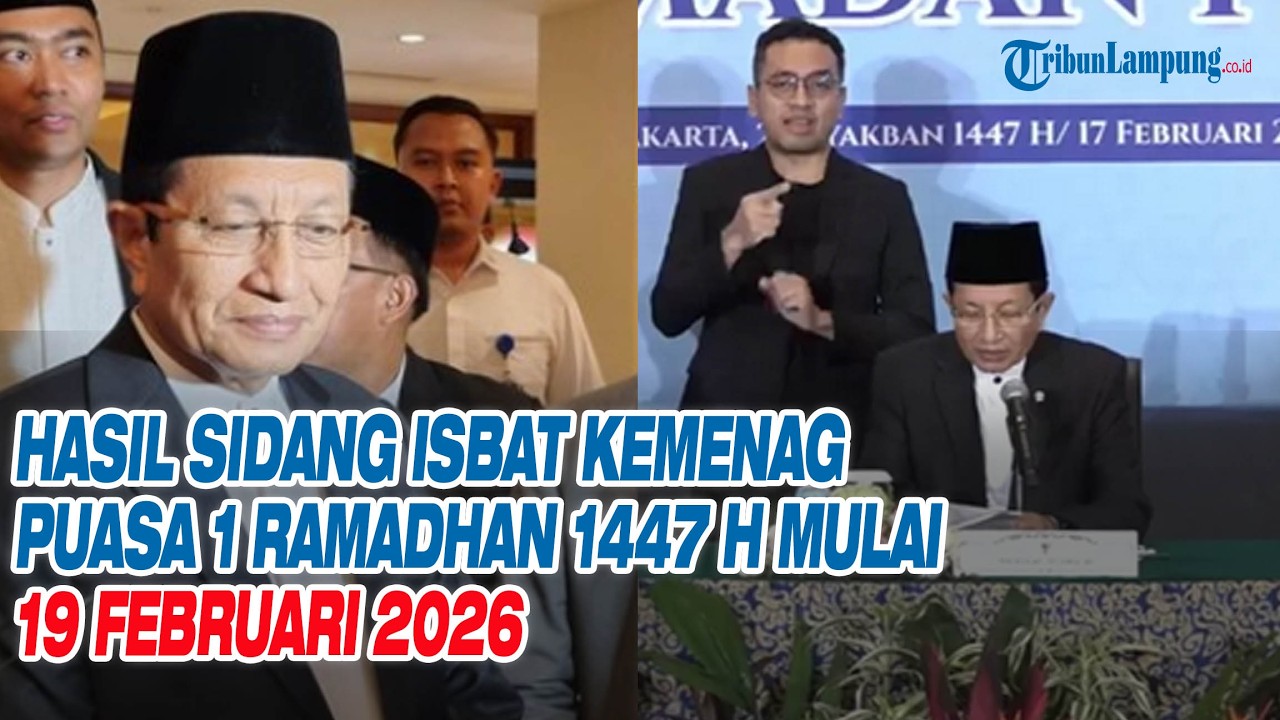 Hasil Sidang Isbat Kemenag Puasa 1 Ramadhan 1447 H Mulai 19 Februari 2026