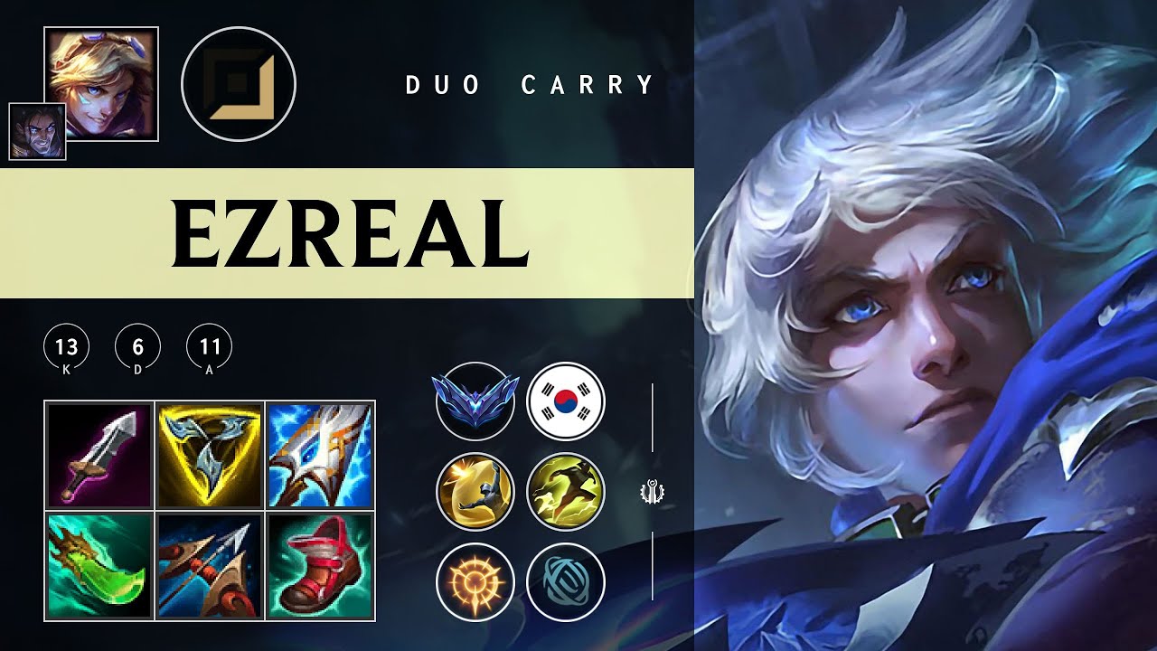Ezreal ADC vs Lucian - KR Diamond Patch 25.24