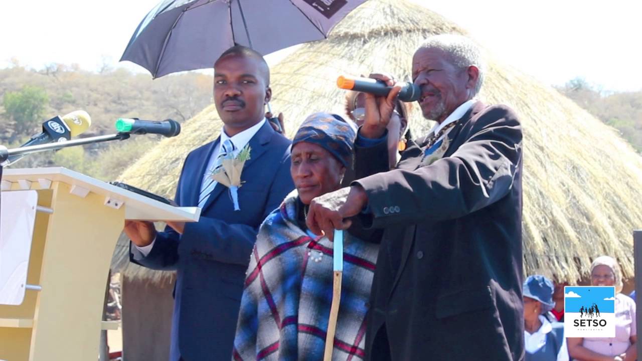 Introduction of Kgosi Kgari Sechele III at Dithubaruba Cultural Festival 2016