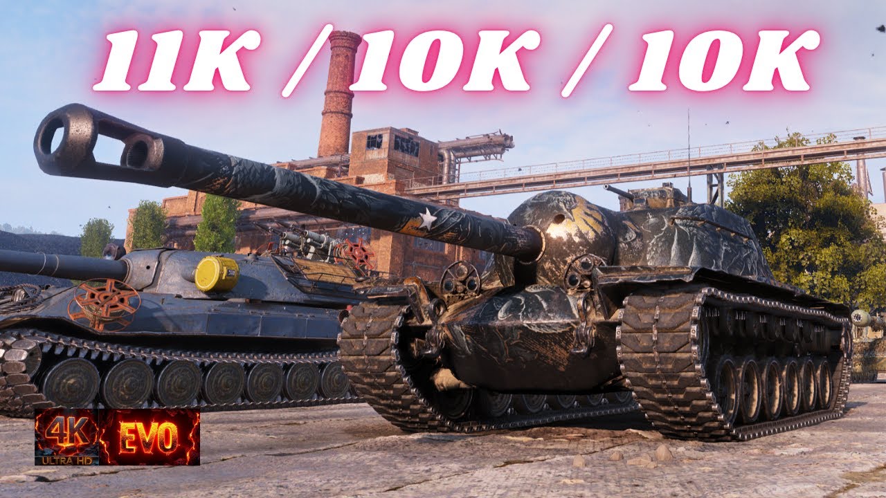 T110E3  (11K Damage) & Foch B (10K 8 Kills) & Ho-Ri 3  (10K Dmg)  WoT Replay – World of Tanks