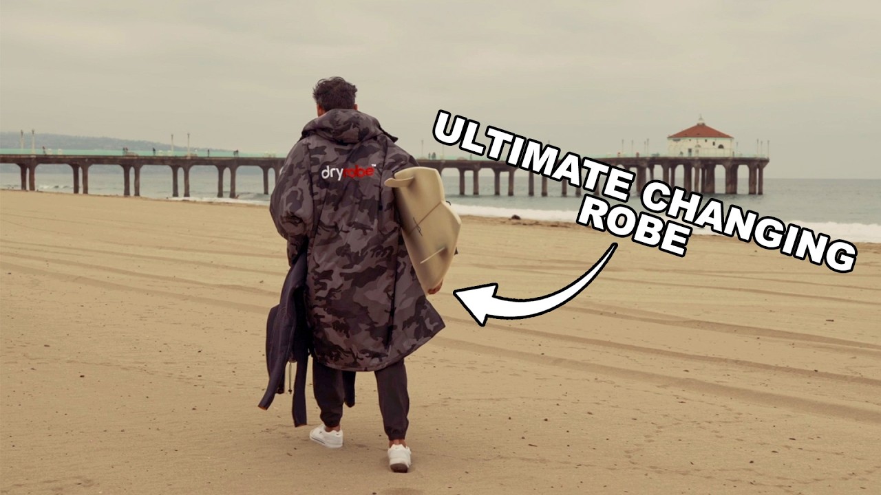 Get ready for winter surfing like a pro with the dryrobe® Advance