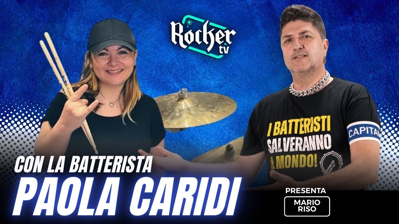 INTERVISTA A PAOLA CARIDI, BATTERISTA: LA PASSIONE CHE DIVENTA PROFESSIONE