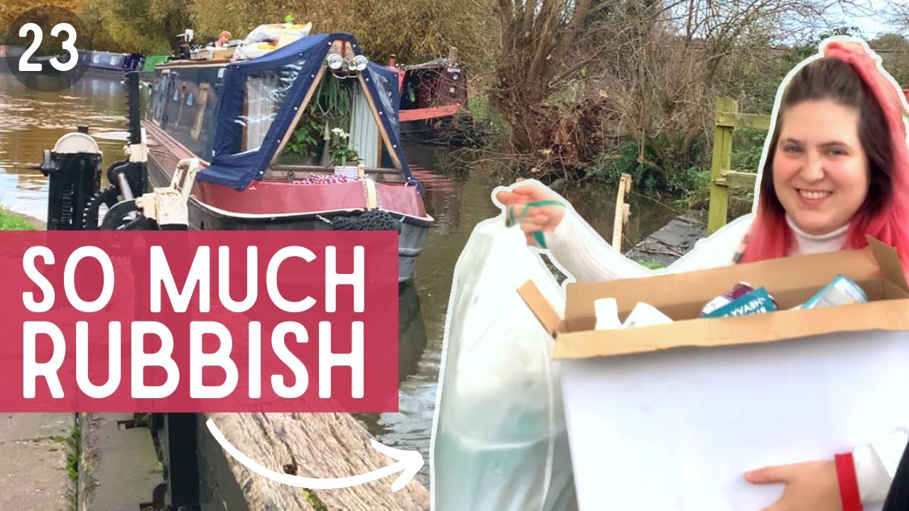 Drowning in RUBBISH | Narrowboat recycling problems! - 23